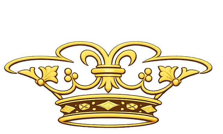 Gorgeous Restaurant Crown Logo